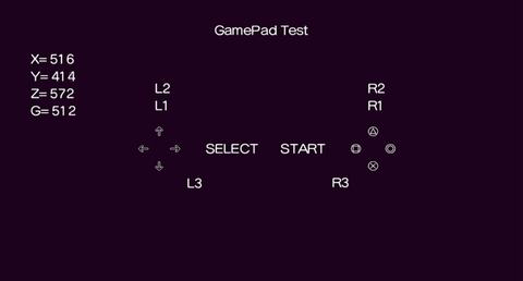PS3 GamePad Test